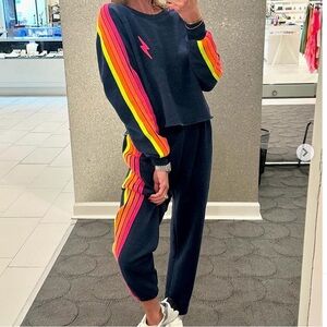 Aviator nation sweat SET navy in Medium